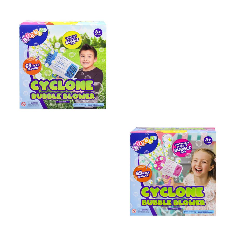 Bubbly's 69 Hole Cyclone Bubble Blower - Assorted