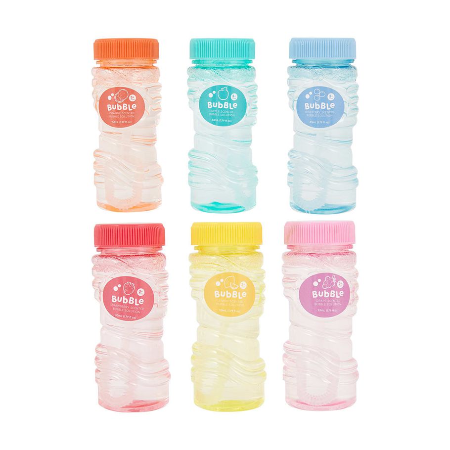 3 Pack Scented Bubble Solution - Assorted