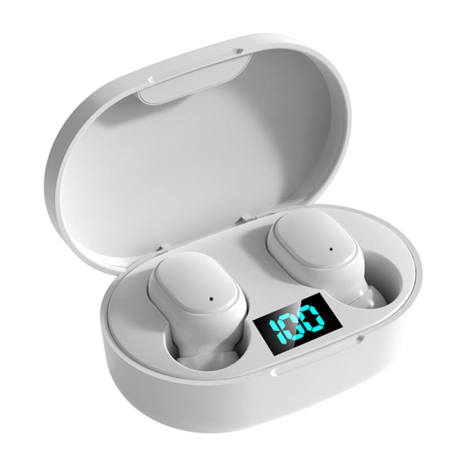 Yfashion E6s Wireless Bluetooth Headset ni Earbuds With Charging Box Sport Headset color