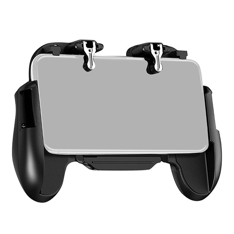 H5 Game Controller, Four-Finger Joystick with Fan, Mobile Game Handle with Radiator Fire Button