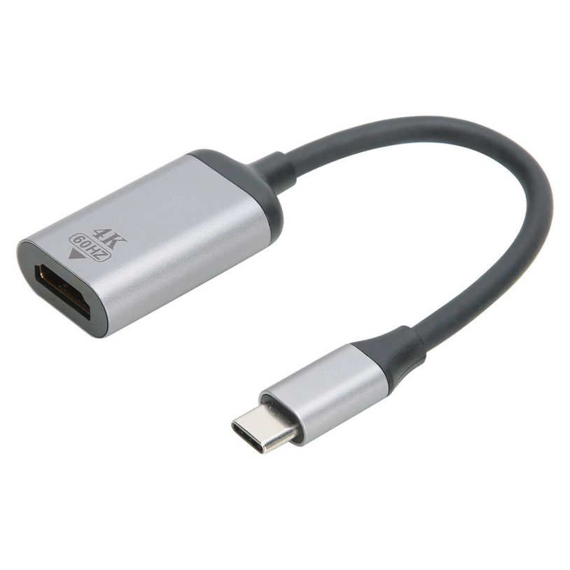 Type‑C Male to HDMI Adapter Cable 8/10/12 bits Color Depth Plug and Play for Windows/for Android/for OS X