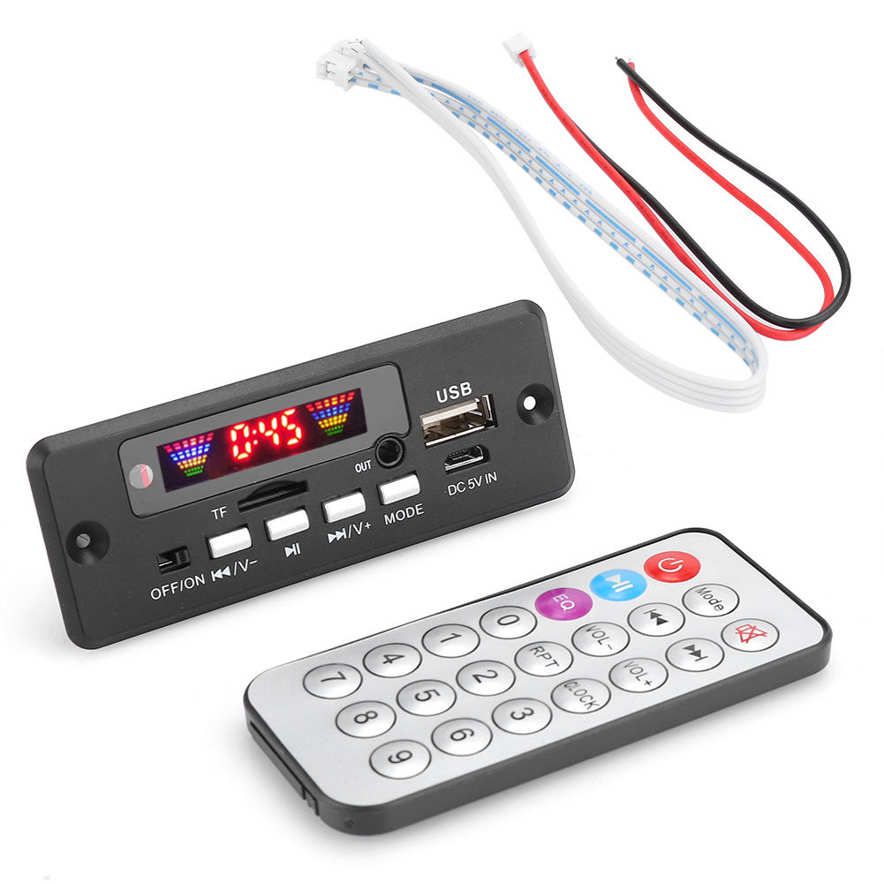 Decoding Board Bluetooth 5.0 Audio MP3 Decoder Module with Remote Controller Speaker Accessory