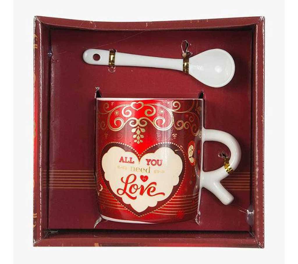 Valentine Mug & Spoon