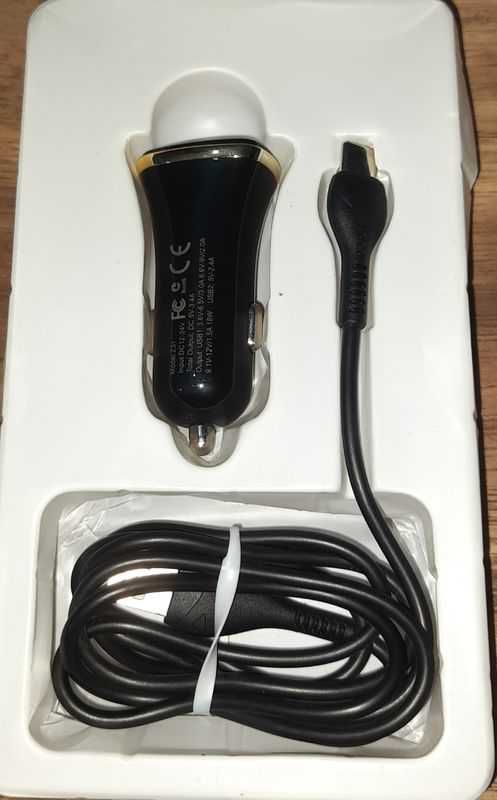 hoco car usb charger (intact)
