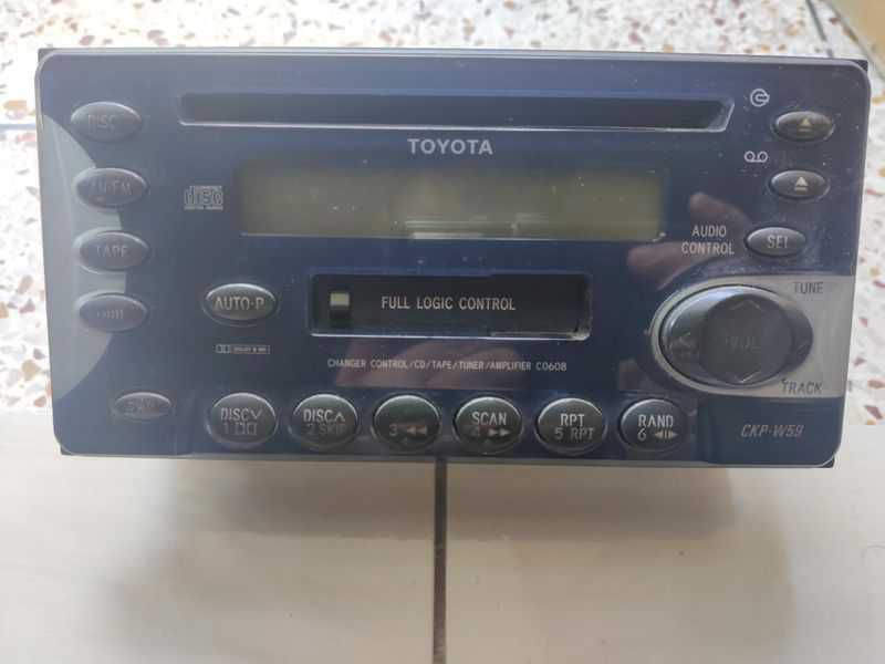 Original Japan Toyota Changer CD/Tape Amplifier