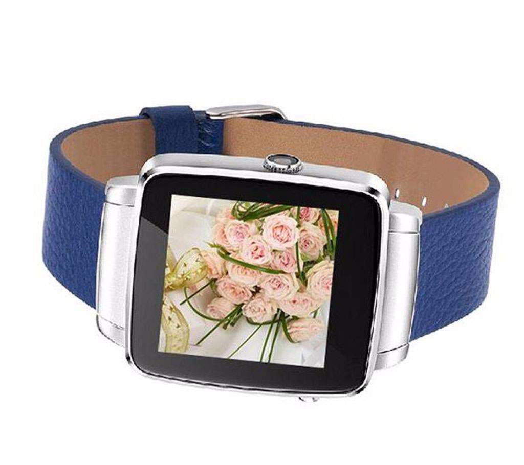 X6S Smart Watch with Sim blue