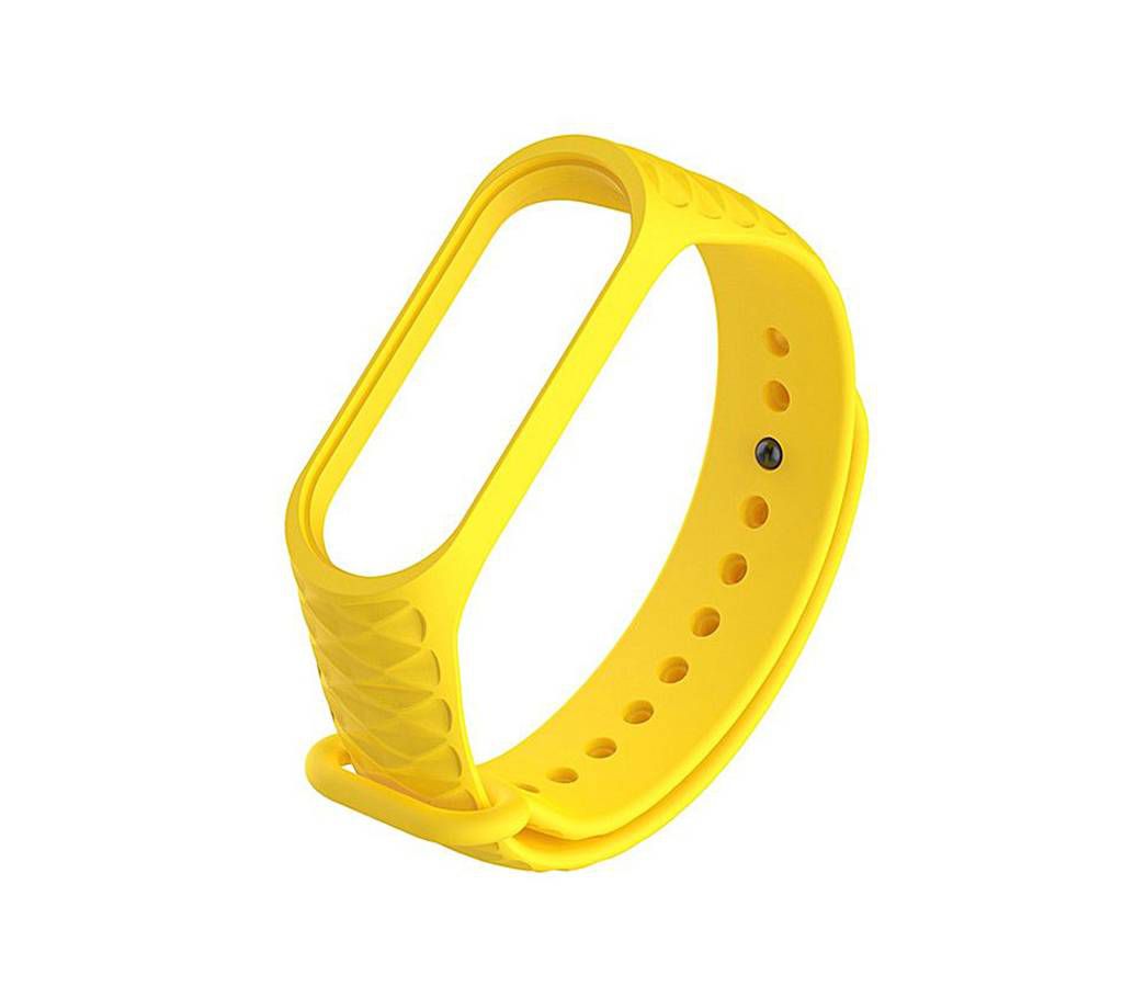 Mi Band 3 Replacement Colorful Silicone Strap - Yellow