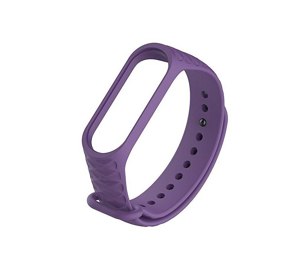 Mi Band 3 Replacement Colorful Silicone Strap - Purple