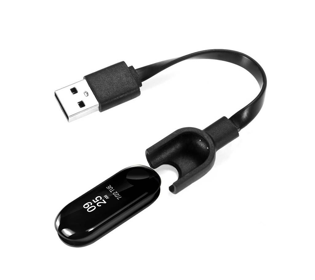 Xiaomi Mi Band 3 USB Charging Cable for Smart Bracelet - Black