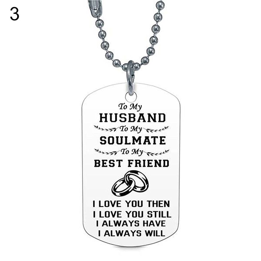 Fashion Couple Necklace Unisex Bead Boyfriend Girlfriend Husband Wife Jewelry