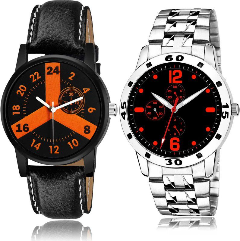 Analog Watch - For Men New Love 2 Watch Combo For Boys And Men - B865-(69-S-19)