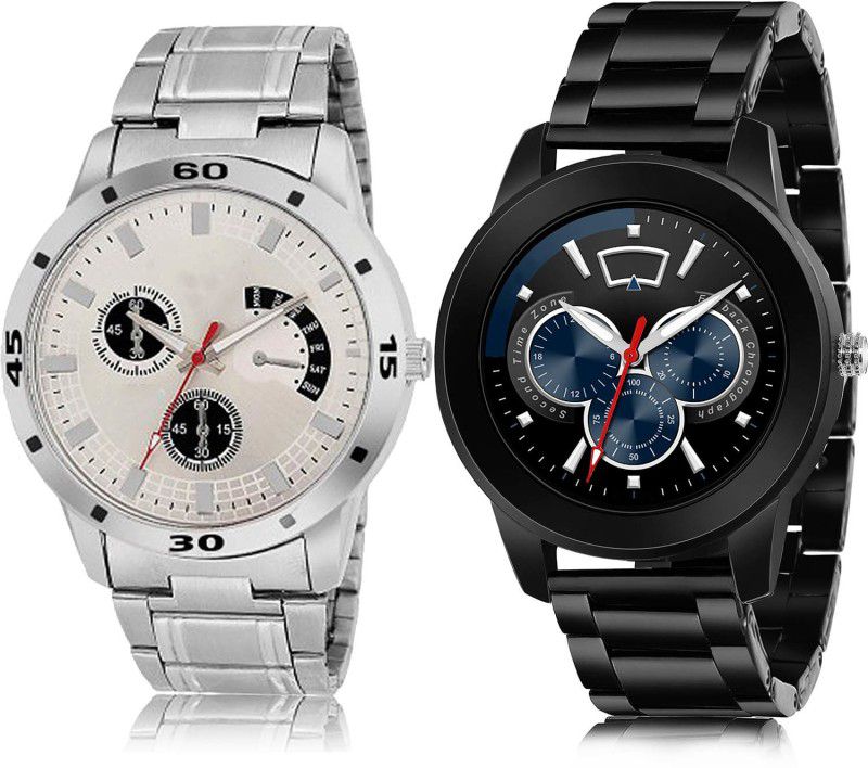 Analog Watch - For Men Modish Love 2 Watch Combo For Boys And Men - BL46.101-(61-S-20)