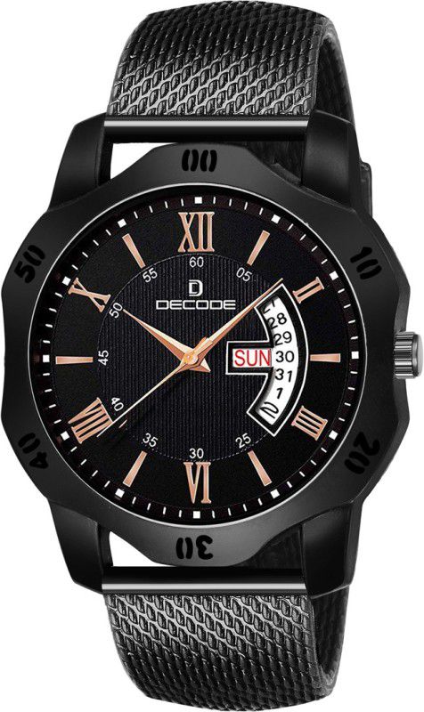 Analog Watch - For Men DCD 70 877 MESH STRAP ALL BLACK DAY AND DATE