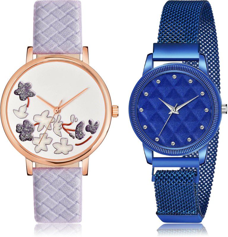 Analog Watch - For Girls New Present 2 Watch Combo For Women And Girls - GM502-GW13