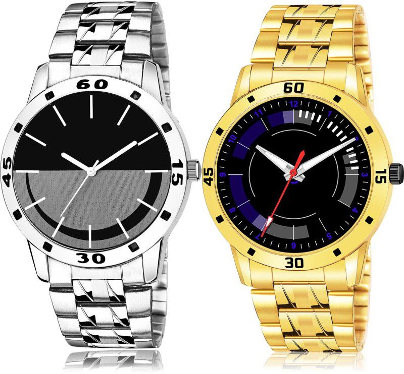 Analog Watch - For Men Brand New Love 2 Watch Combo For Boys And Men - B966-(44-S-21)