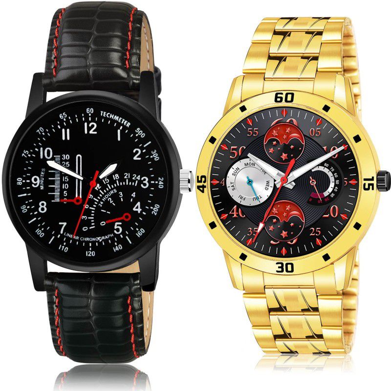 Analog Watch - For Men New Unique 2 Watch Combo For Boys And Men - B898-(50-S-21)
