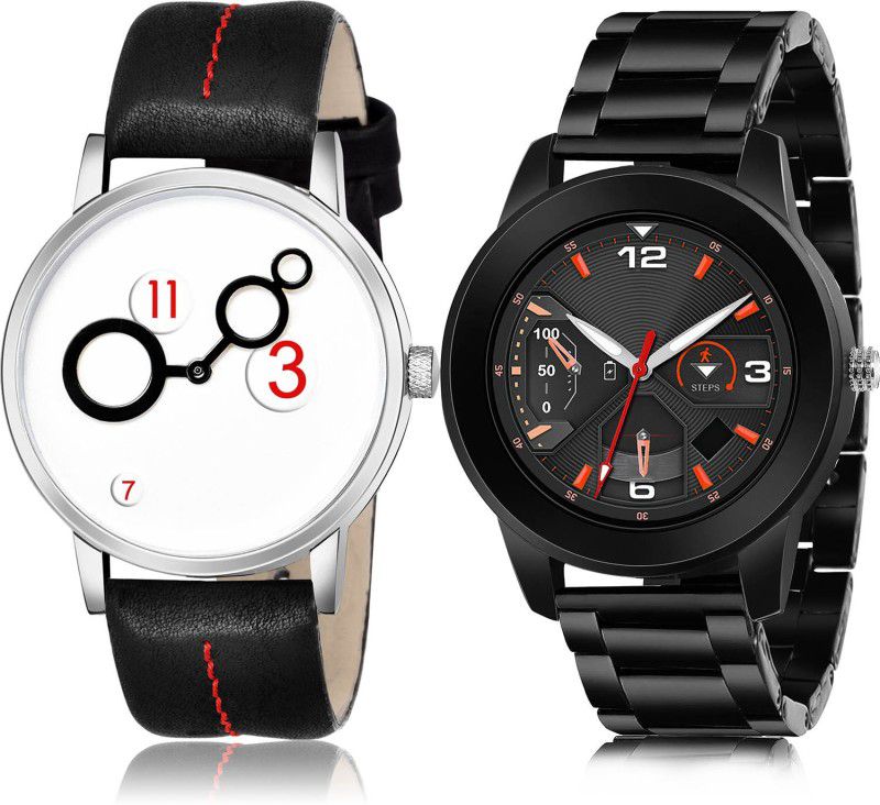 Analog Watch - For Men Brand New Technology 2 Watch Combo For Boys And Men - BM12-(40-S-20)
