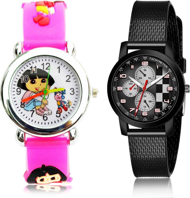 Analog Watch - For Girls Latest Present 2 Watch Combo For Women And Girls - GC193-(15-L-10)