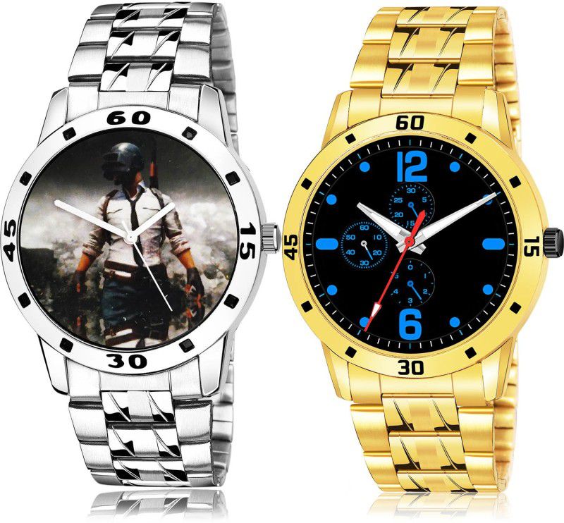 Analog Watch - For Men Modish Love 2 Watch Combo For Boys And Men - B505-(68-S-21)