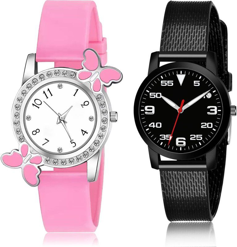 Analog Watch - For Women Treading Analogue 2 Watch Combo For Women And Girls - G99-(75-L-10)
