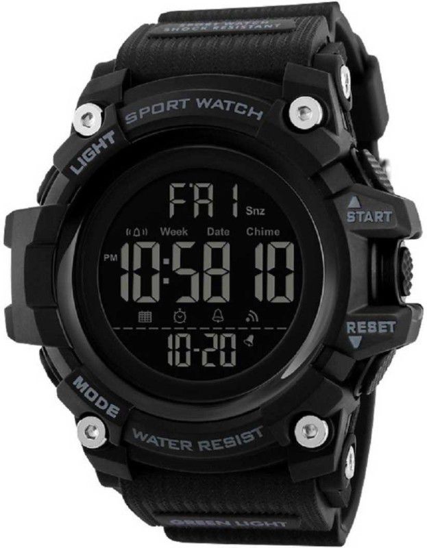 Digital Watch - For Men 1384 Army Black Chronograph Digital Sports Digital Watch - For Men