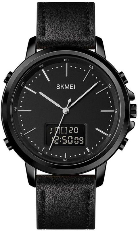 Analog-Digital Watch - For Men 1652 Black Analog Digital Sports Wrist watch