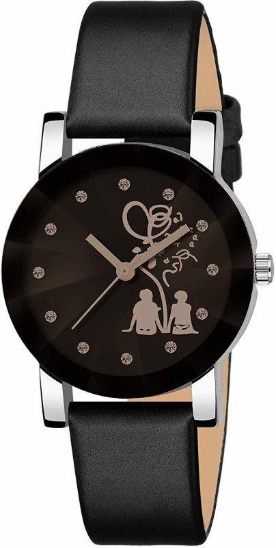 best analog watch Analog Watch - For Girls CRT_890 Style Black Analog watch -For Girls