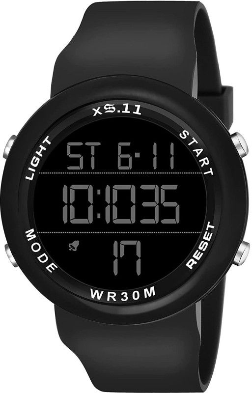 Digital Watch - For Boys AD11 Digital sports Black Day & Date Display watch with Alarm , water-resistant