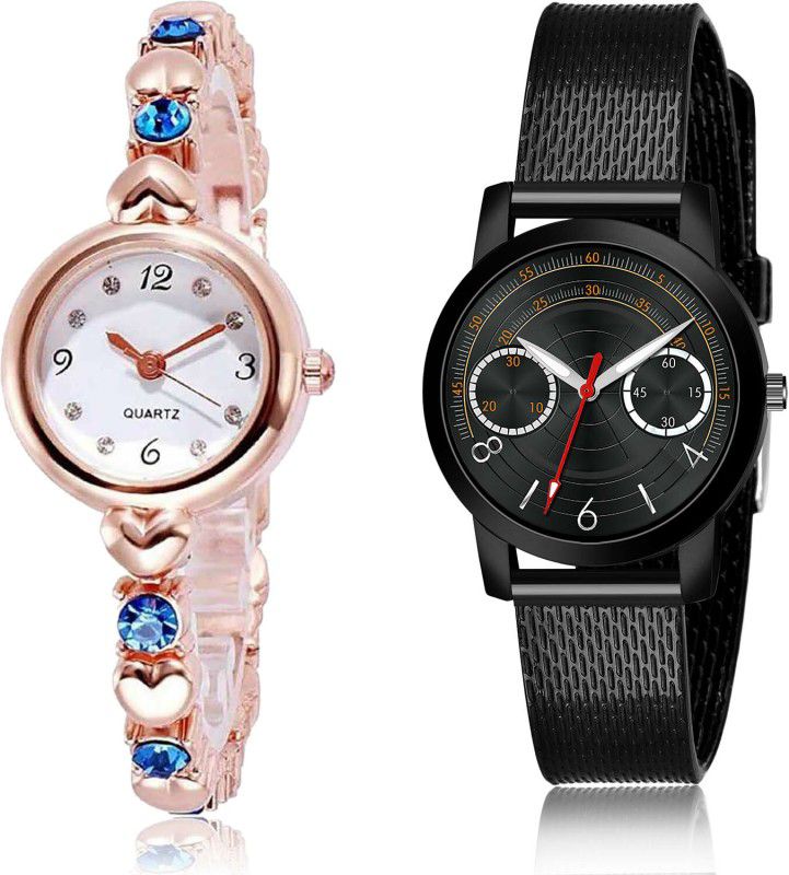 Analog Watch - For Women Best Traditional 2 Watch Combo For Women And Girls - G457-(67-L-10)