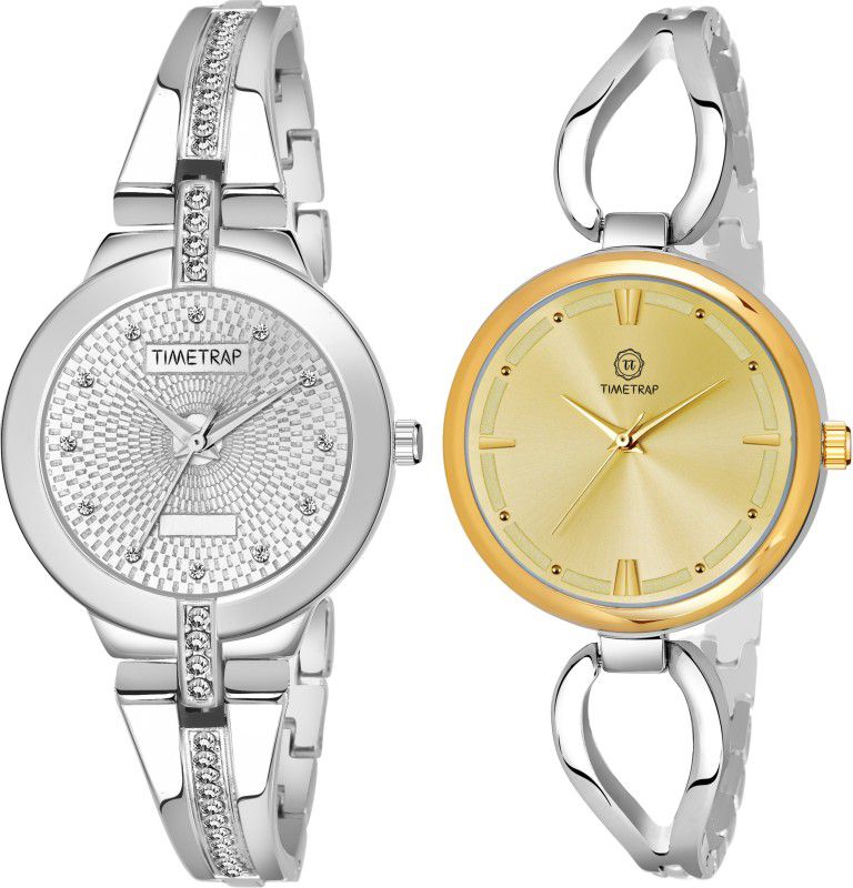 Stylish Casual Fashion Collection Analog Watch - For Girls ALLOYSILVER+IPTTGOLDNEW