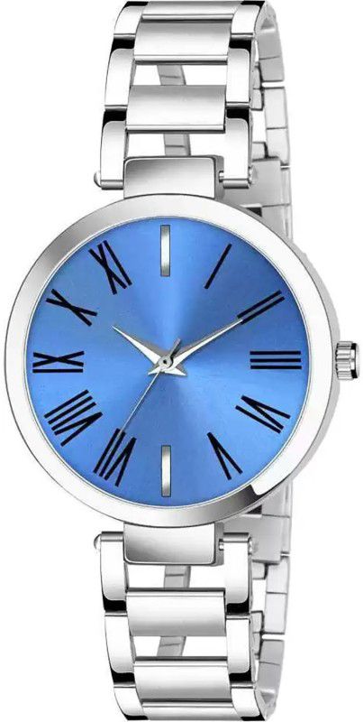 Regards Design Exclusive Style Best Return Gift Lovely Friends Analog Watch - For Women New Designer Luxury Blue Dial Stainless Steel Stylish Girls