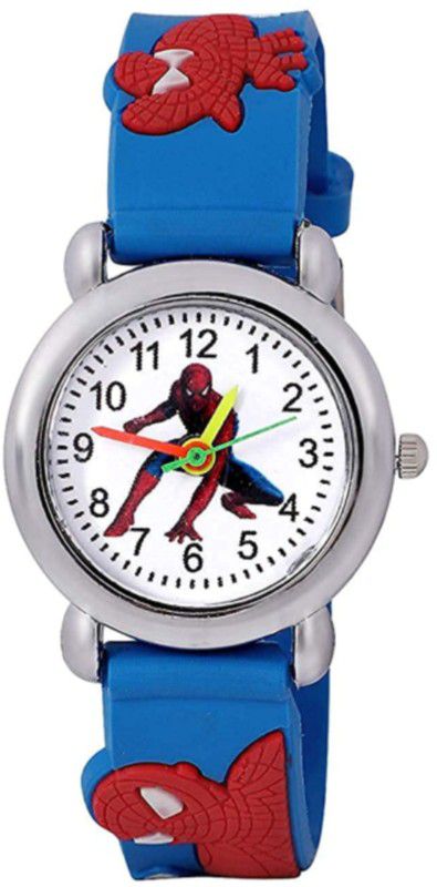 Cartoon Character Spider Man Kid's & Boy's White Dial - Watch Analog Watch - For Boys 904SBR01