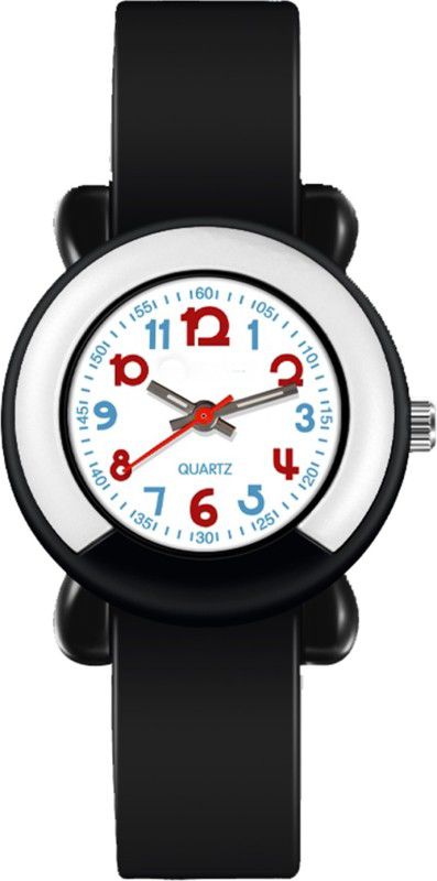 Attractive Color Analog Watch - For Boys & Girls E846L-1BLACK