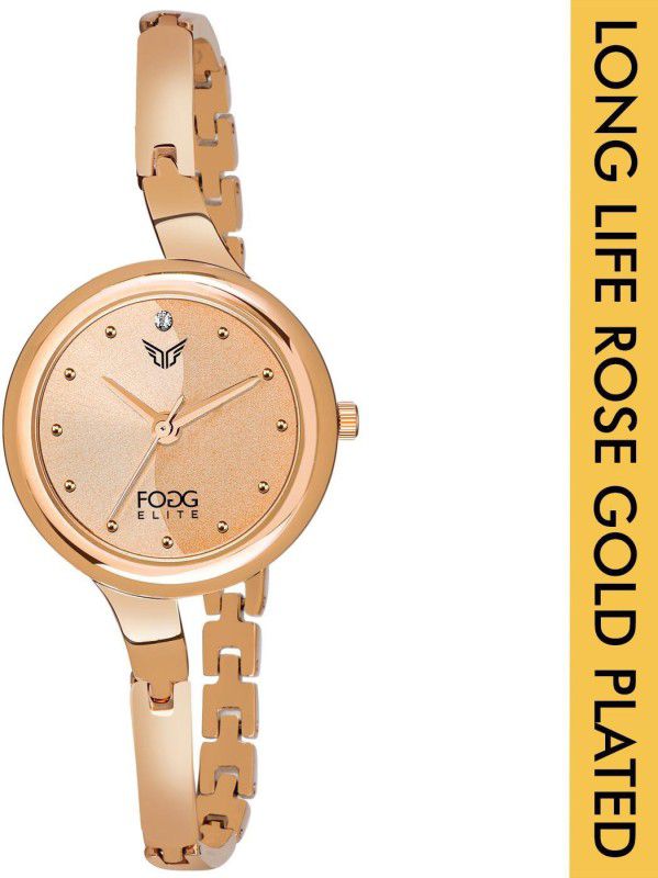 Fogg Elite Series Premium Analog Watch - For Women 4511-ROSE GOLD