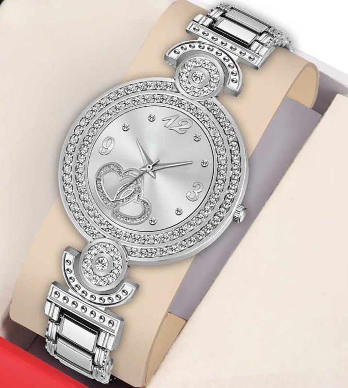 100% Best Quality Attractive Model Stainless Steel Strap New Generation Analog Watch - For Girls EDC-01 New Arrival Excellent Analog Beautiful Women Trendy Hot Selling Expensive