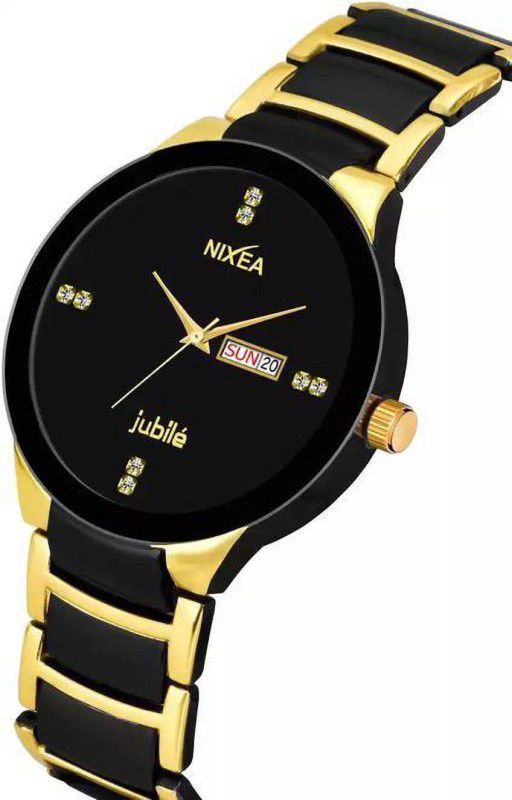 Analog Watch - For Men NXB003- GOLD BLACK