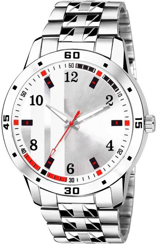 Analog Watch - For Boys Silver Modish Adjustable Length Stylish Stainless Steel Chain For Men's Watch
