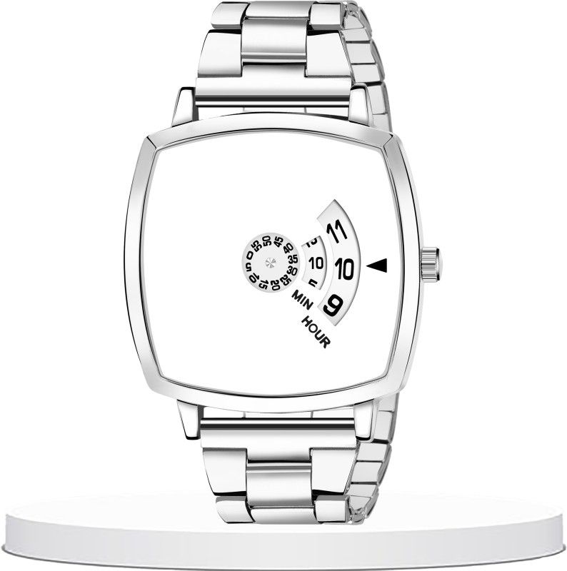 Zivanto Most Beautiful Best Wedding Return Gift Fast Selling Attractive Premium Hybrid Smartwatch Watch - For Men Smart Generation Collection Best Design Superb Bracelet Stainless Steel Square