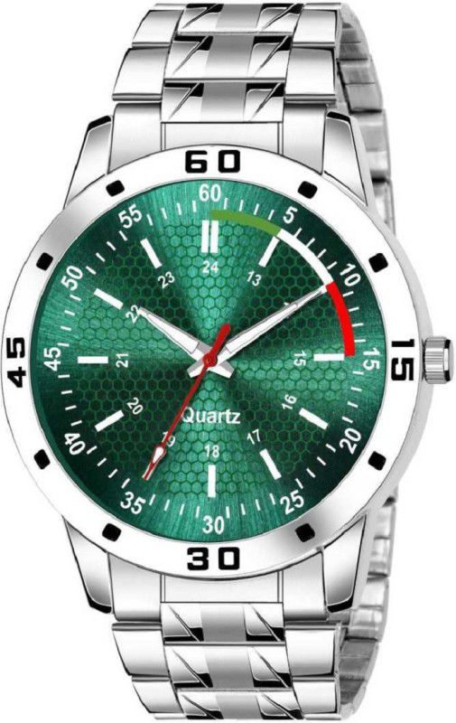 Analog Watch - For Men NEW LUXURY SPORTS GREEN ROUND ANALOGUE DIAL METAL BELT WATCH COMBO ROMAN DIAL NEW ARRIVAL FAST SELLING TRACK DESIGNER METAL BELT WOMEN LADIES GIRLS DESIGNER WRIST WATCH FOR FESTIVAL PARTY PROFESSIONAL DIWALI SPECIAL WATCH