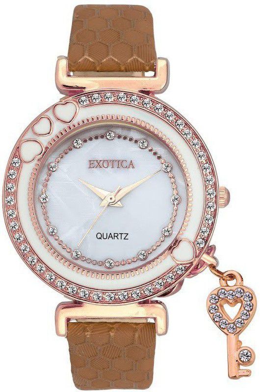 Special collection for Women Analog Watch - For Women EFL-500-Rose-Gold-Brown