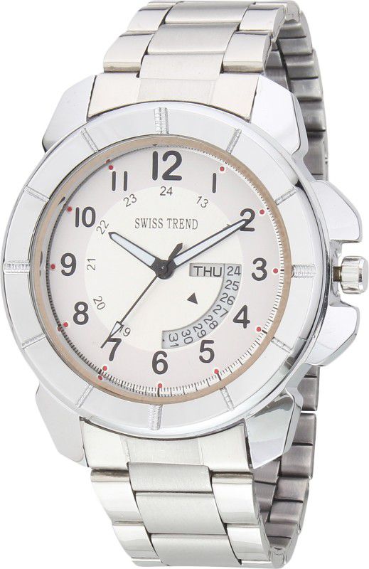 Exclusive Silver Chain Analog Watch - For Men ST2339