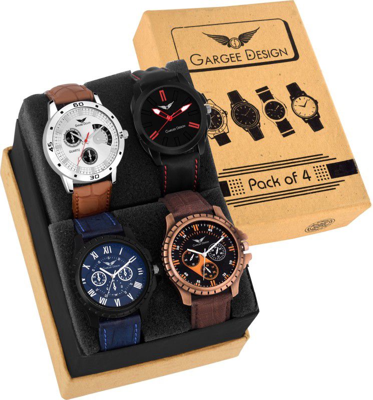 Analog Watch - For Men 9014- Attractive Combo of 4