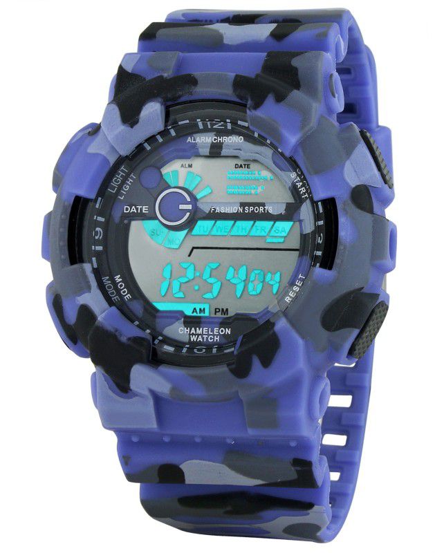 Digital Watch - For Boys Army Blue
