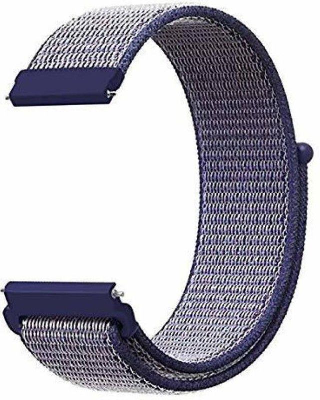RS Collections Nylon 22mm Replacement Strap Smart Watch Strap (Purple) 22 mm Fabric Watch Strap  (Purple)