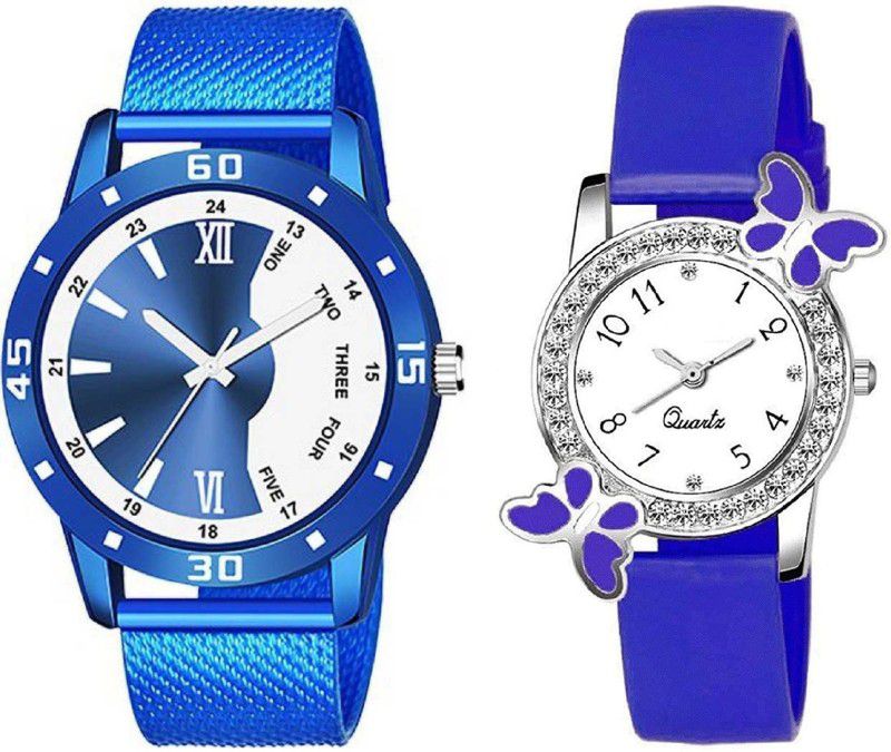 Couple Combo Watches for Lovers Combo Watches for Couple Lovers Hubby Wifey 10 Analog Watch - For Couple