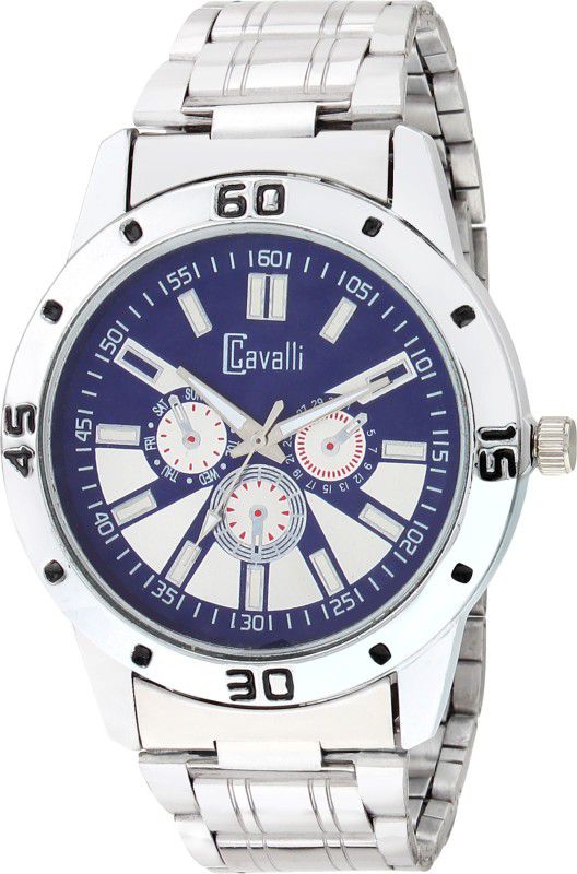 Exclusive Analog Watch - For Men CW 440 Blue Dial Stainless Steel