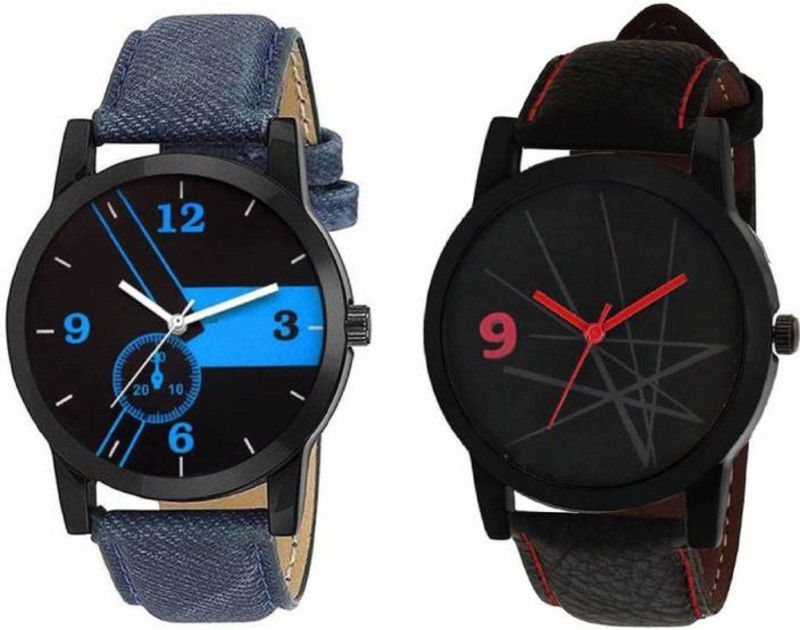 Analog Watch - For Boys KN765MD Latest combo of latest blue and black professional watch for - Boys and Girls