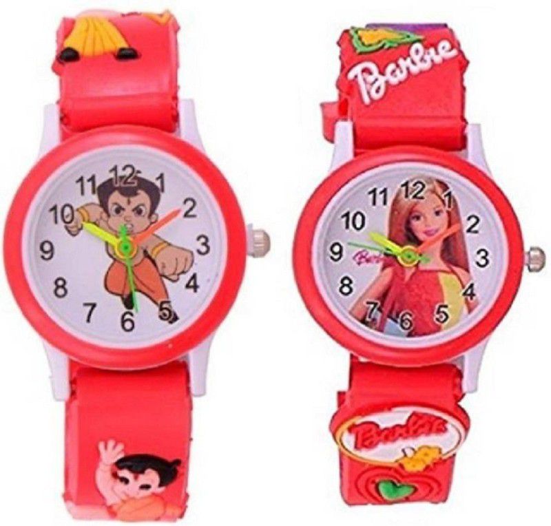 CUTE BABIES AND KIDS Analog Watch - For Boys & Girls TRUE COLOUR ( PACK OF 2)