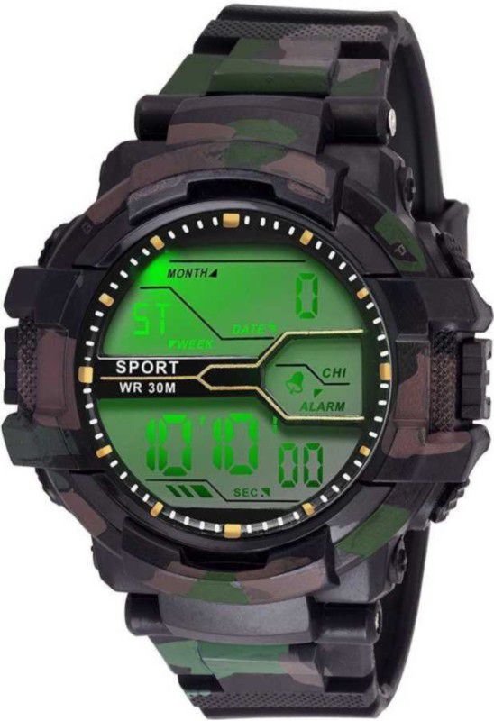 Digital Watch - For Men LTD-1561 Military Army Style Sports Water Resistance Original Professional Digital watch For Boys