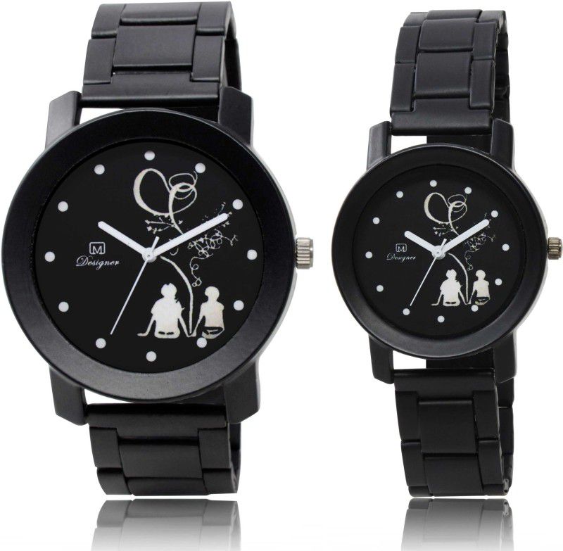Analog Watch - For Men & Women Attractive New Couple watch for Men & Women Steel belt unisex Valentine special